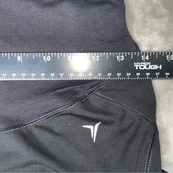 Old Navy Maternity Black Flare Activewear Pants Over the Belly Waist Wide Leg M - Picture 6 of 8